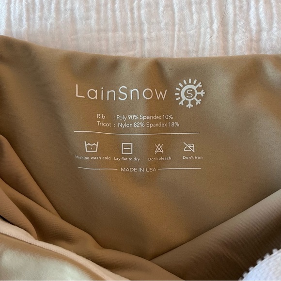 LainSnow Ocean Isle One Piece Swimsuit in Sand - Picture 8 of 8